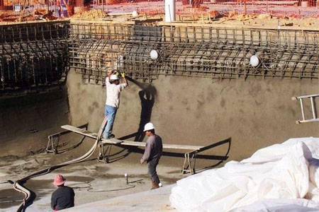 Enhanced Shotcrete (PA ES) mixture to the pools at the Wellness Center ...