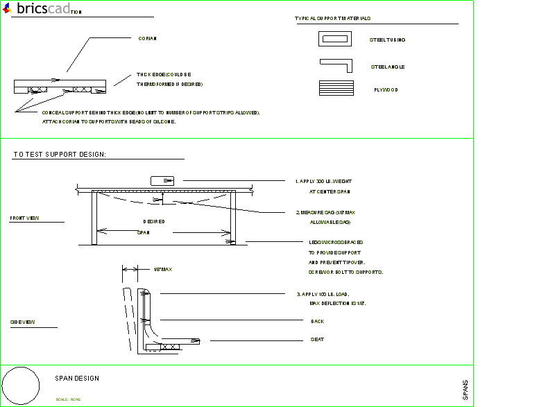 How to design large, open spans.. AIA CAD Details--zipped into WinZip format files for faster downloading.