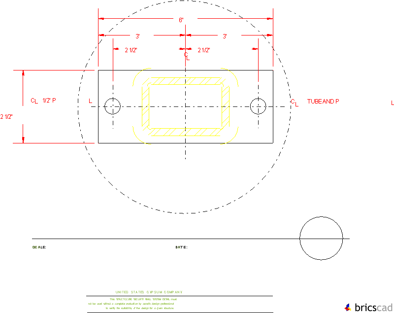 STRC205 - TYPICAL TOP PLATE. AIA CAD Details--zipped into WinZip format files for faster downloading.