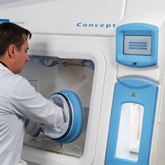 Accuride in action: moving medical testing stations forward with Baker-Ruskinn