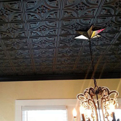 Add Richness and Sophistication with Black Ceiling Tiles