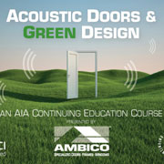 Ambico offers AIA certified CE course on Acoustic Doors and Green Design