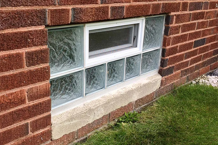 Basement and Bathroom Glass Block Windows