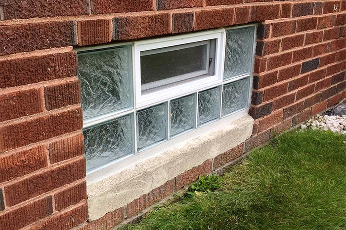 Basement and Bathroom Glass Block Windows from Innovate Building Solutions