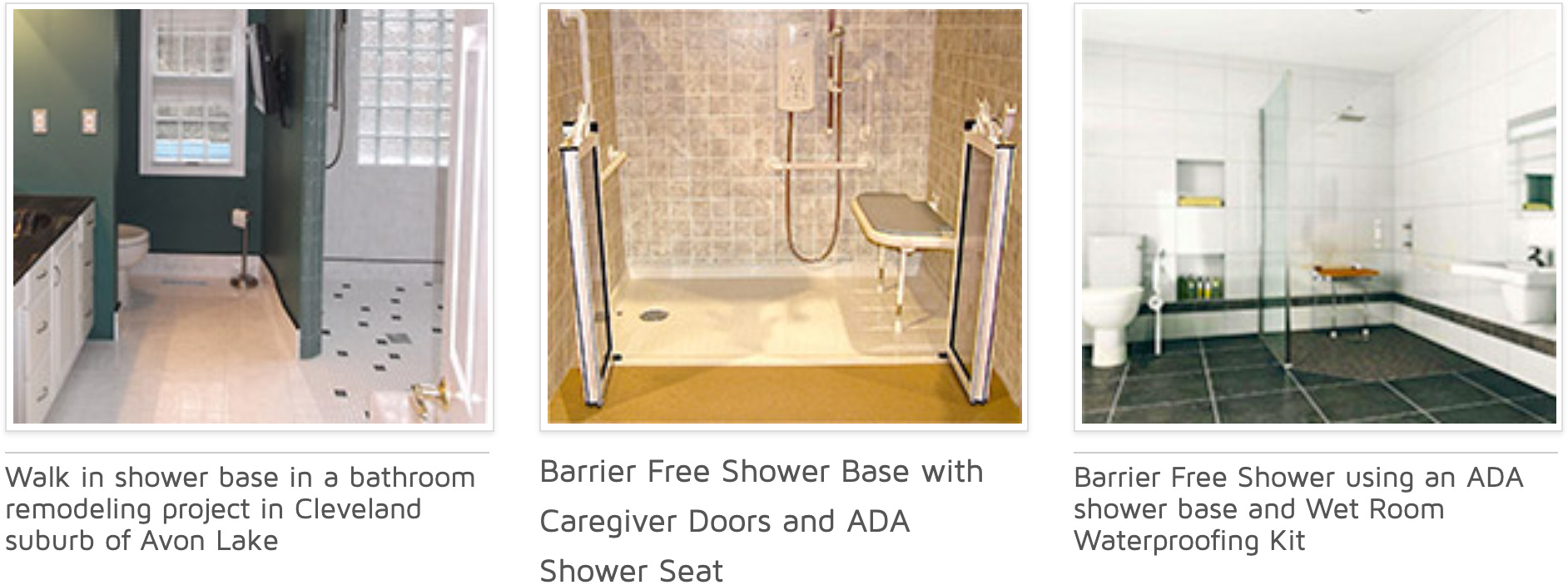 Custom Shower Base, Walk-In Shower Base