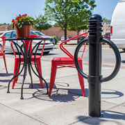 Bike Bollards: Decorative appeal with better parking security