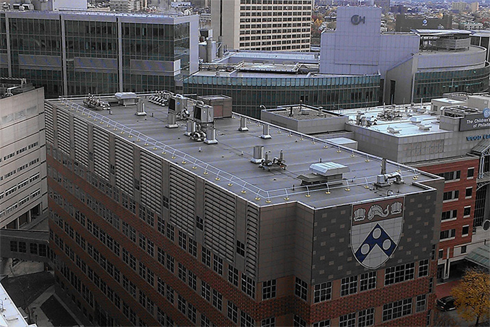 BlueWater Non-Penetrating Roof Guardrails Improve Rooftop Safety Without Damaging Roofing Systems