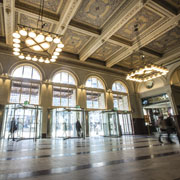 Boon Edam Revolving Doors Fill Stockholm Central Station with Light While Complementing Historic Architecture