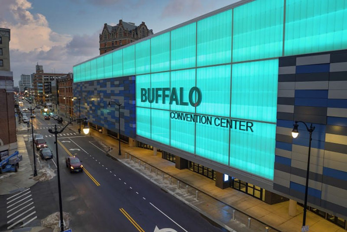 Case Study: Buffalo Convention Center Backlit Facade