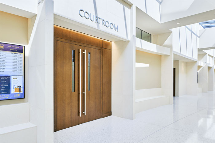 Case Study: Sound-Rated Courthouse Doors Pair Function and Aesthetics