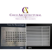 Coco Architectural Offers ”Free Air Percentage” Grilles