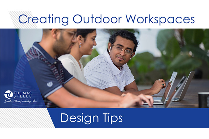 Create an outdoor workspace | design tips & furnishings selection