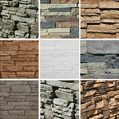 Faux Stacked Stone Panels