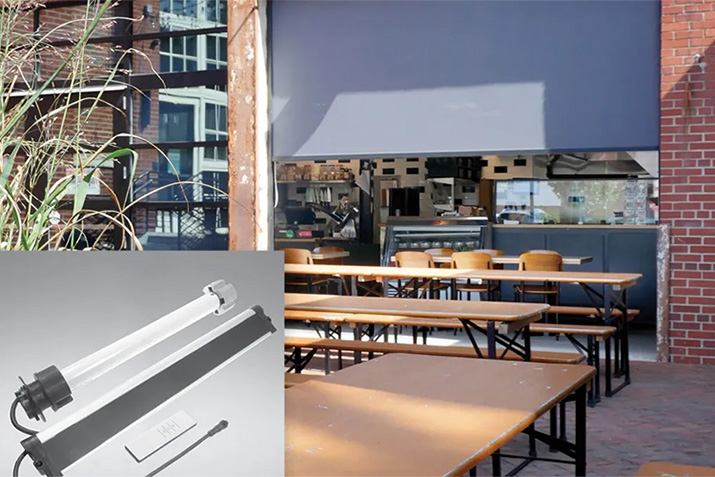 Draper FlexShade ZIP with Solar Panels: Advancing Outdoor Comfort and Efficiency