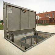 Elaborate Utility Plant at VA Hospital Includes Bilco Doors