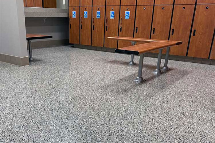 Elite Crete Systems for Locker Rooms and Restrooms