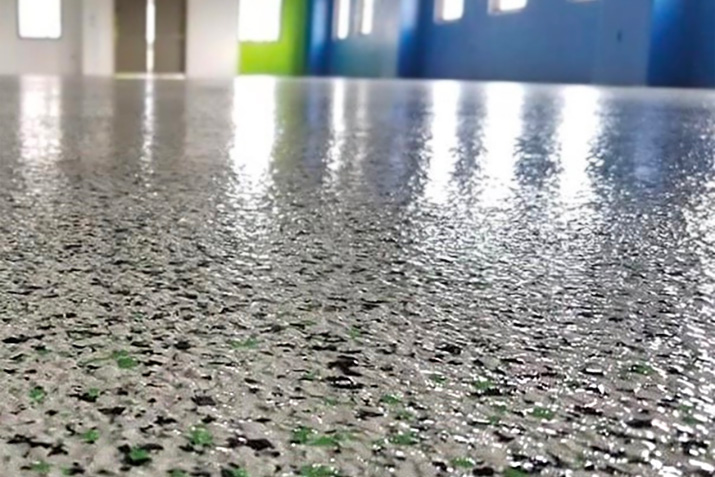 HERMETIC™ Flake Flooring Systems for commercial, industrial and residential spaces