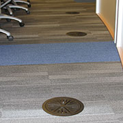 High Induction Aluminum Underfloor Diffuser from Titus