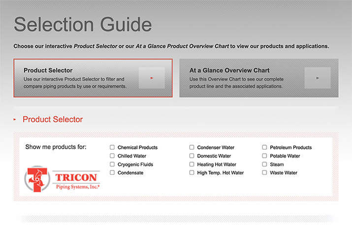 Introducing Tricon Selection Guide: Your Path to the Perfect Piping System!