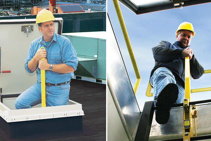 Ladder Safety Posts from Bilco