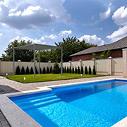 PalmSHIELD Sun Shade Structures for Patios, Gardens, and Pools