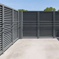 PalmSHIELD Akinitos™ M30-P1 - Architectural Screening that Doubles as Crash Rated Vehicle Barriers