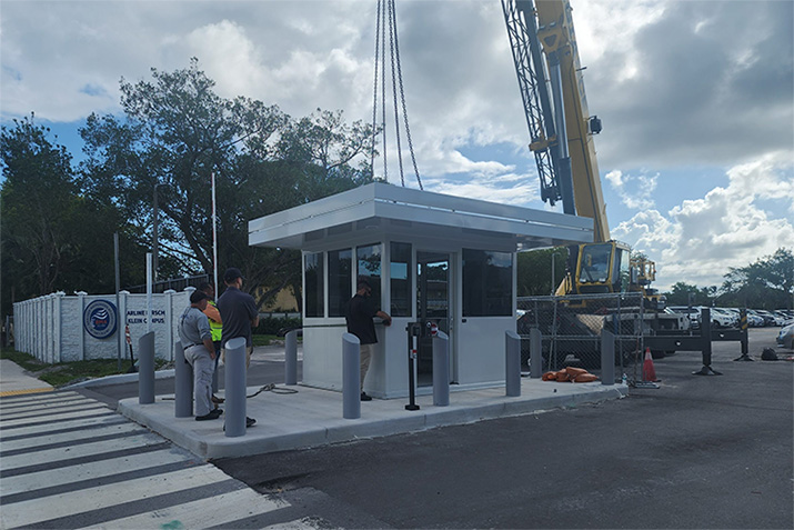 Par-Kut Prefabricated Steel Booths Simplify On-Site Installation