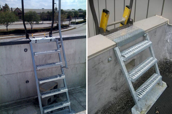 Parapet Back Ladder System from LadderPort