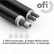 Pre-Insulated PEX-A Flexible Pipe System for Heating Applications