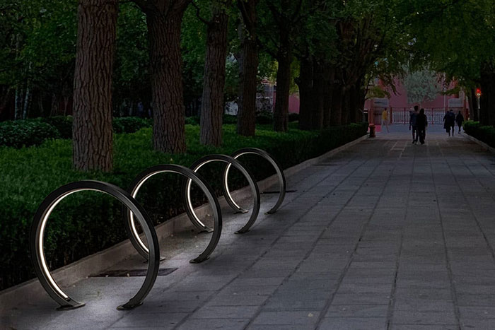 R-6234 Ferris Lit Bike Rack Reliance Foundry