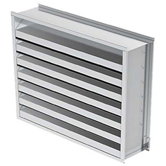 ACL1245V - Stationary Acoustical Louver Formed Louve