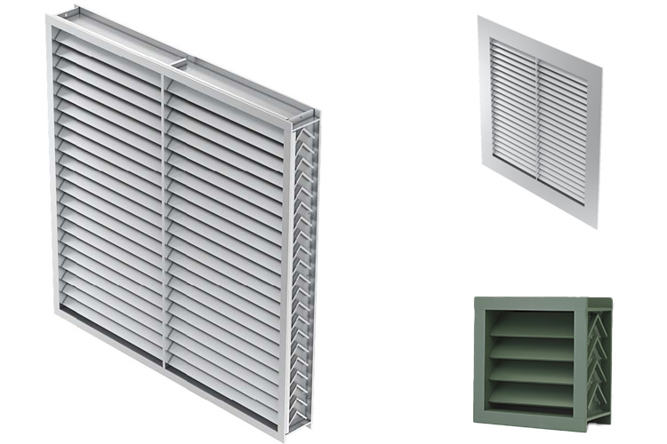 XP500 Aluminum Extreme Weather Louver XP500 Aluminum Extreme Weather Louver