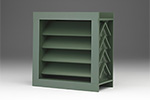 XP500 Aluminum Extreme Weather Louver
