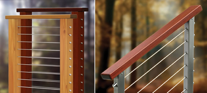 CableView® Wood Cable Railing System
