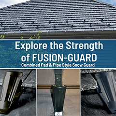 The Ultimate Snow Management Solution: Fusion-Guard, a Best-Selling Snow Guard for 20 Roof Types