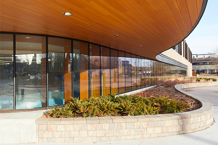 Timber Curtain Walls for Public-Facing Buildings