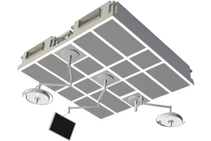 Titus NEXUS OR Suite: Integrated Airflow and Lighting Solutions for Modern Operating Rooms