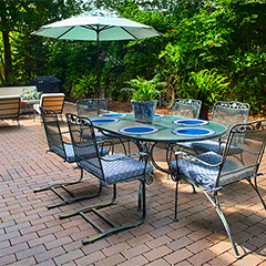Turn your backyard, porch, or patio into THE place to be this season with Belden Brick Permeable Pavers