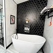 Waterproof Laminate Bathroom and Shower Wall Panels from Bath Doctor Waterproof Laminate Bathroom and Shower Wall Panels from Bath Doctor