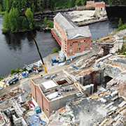 Xypex Admix at Kuhankosken Vesivoimalaitos Hydropower Plant, Finland